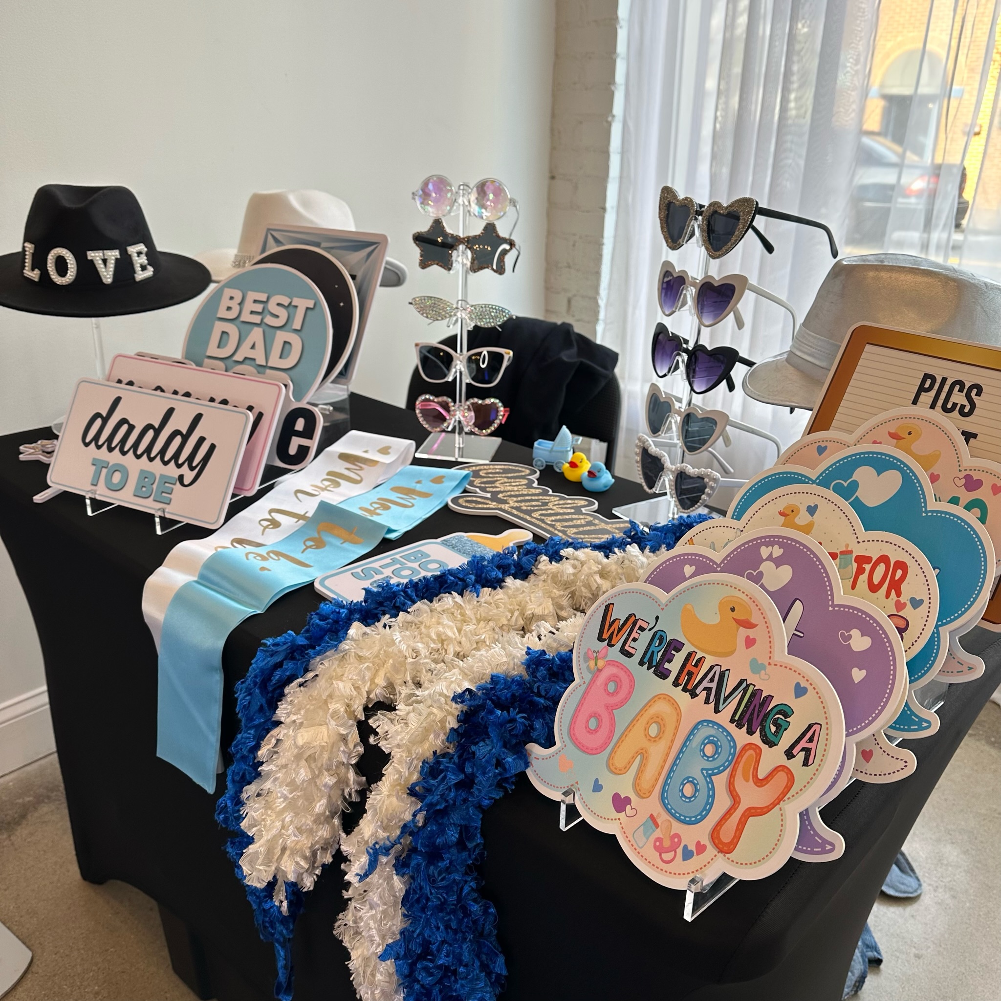Photo Booth Prop Table Example
