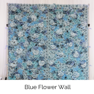 Blue Flower Wall