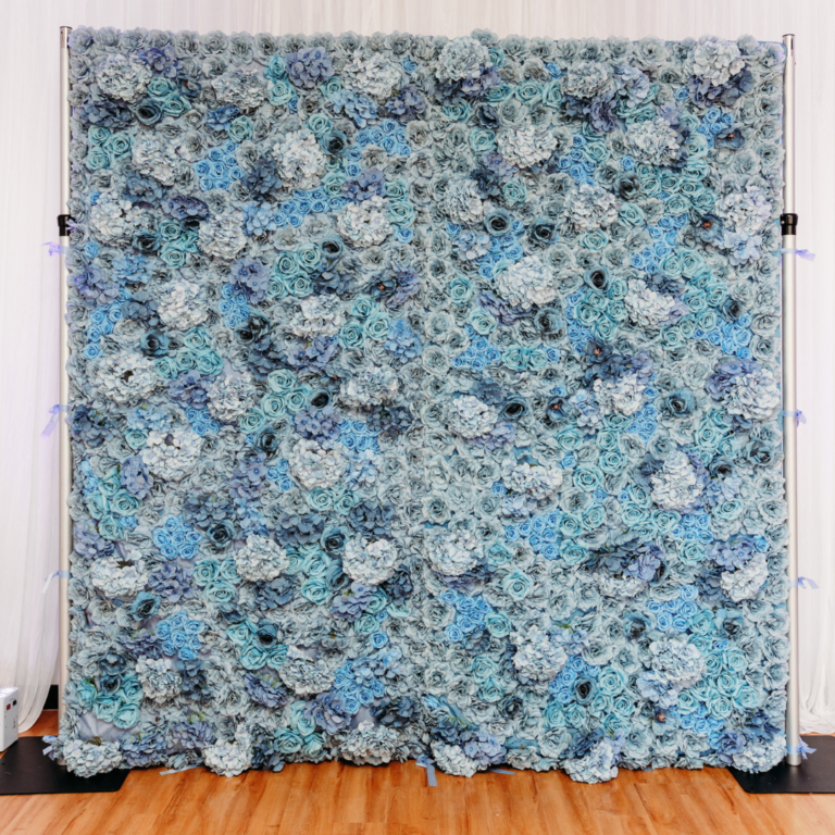 Blue Flower Wall Rental