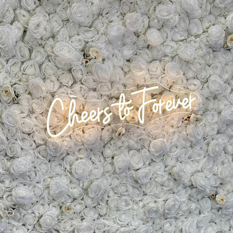 Cheers to Forever Neon Sign