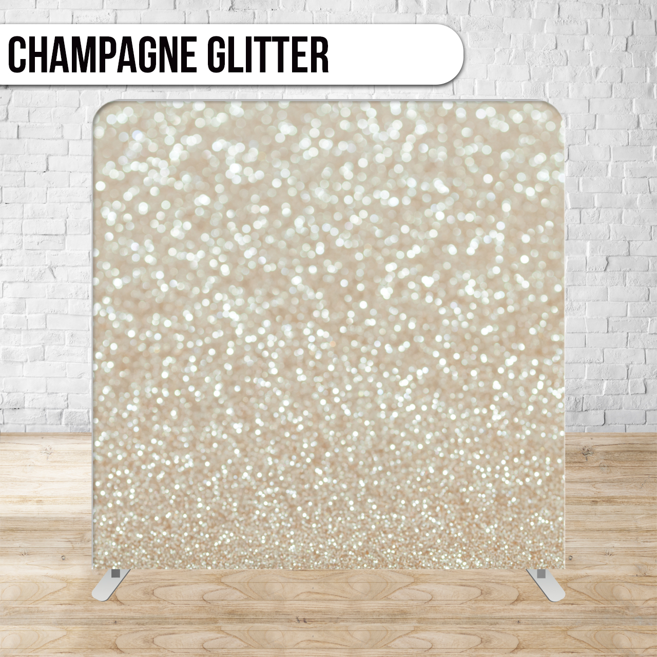 Champagne Glitter Backdrop